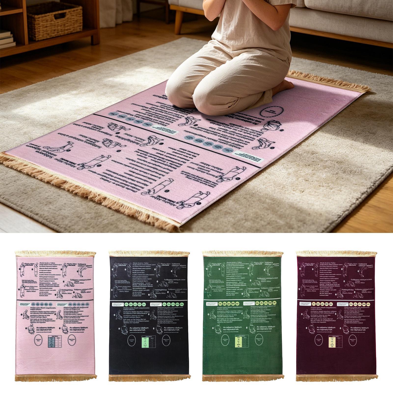 Sustainable Living Guide - Alfombra de Oración 50x90cm, Suave, Educativa,