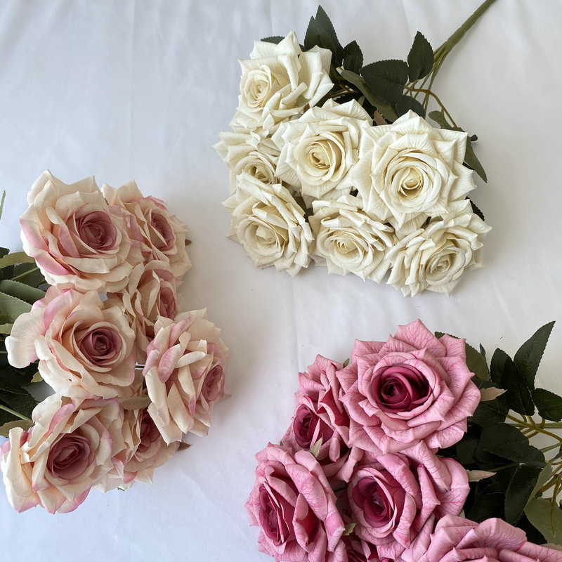 Sustainable Living Guide - 7 cabezas de rosas artificiales de