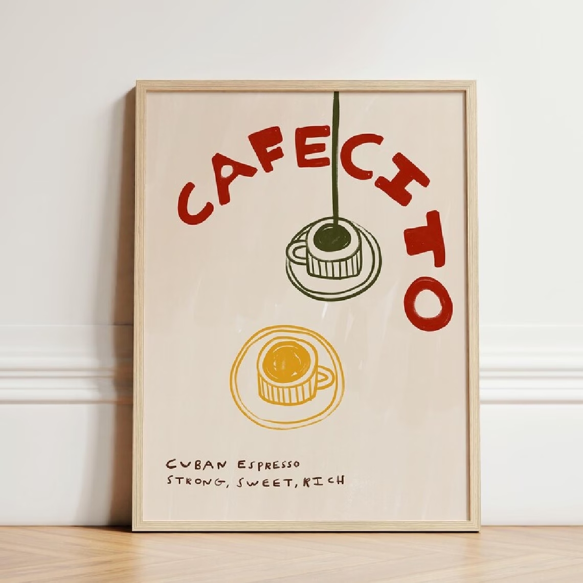 Sustainable Living Guide - Guía de café cubano retro con