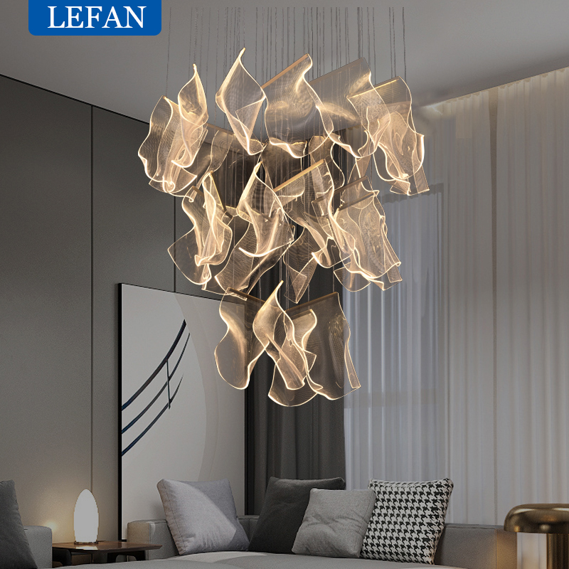 Sustainable Living Guide - Guía de luz LED, candelabro moderno,