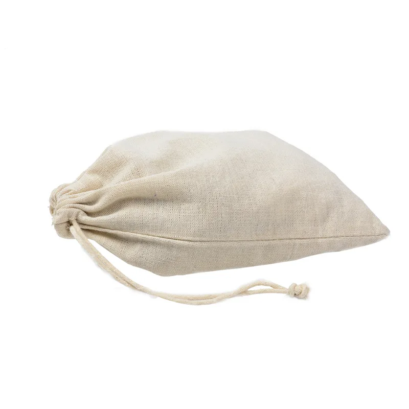 10 unids/lote de yute y algodó - Linen Bag Bulk reseña y precio