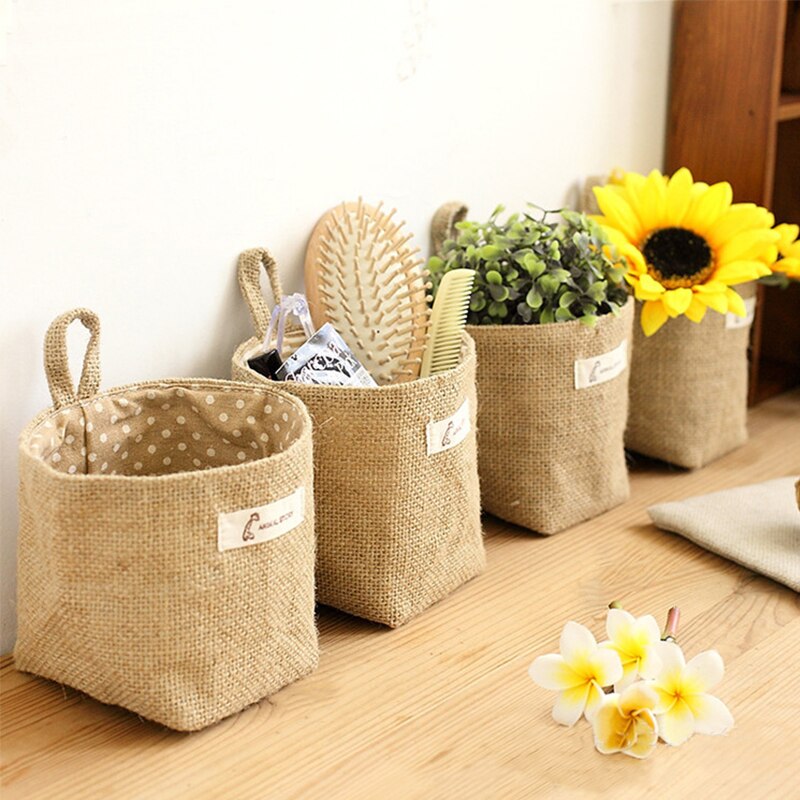 Bolsillo de pared colgante peq - Linen Bag Bulk reseña y precio