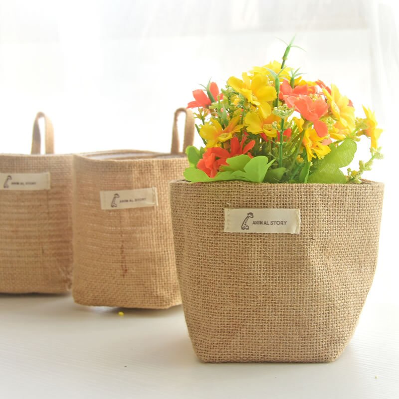 Bolsillo de pared colgante peq - Linen Bag Bulk reseña y precio