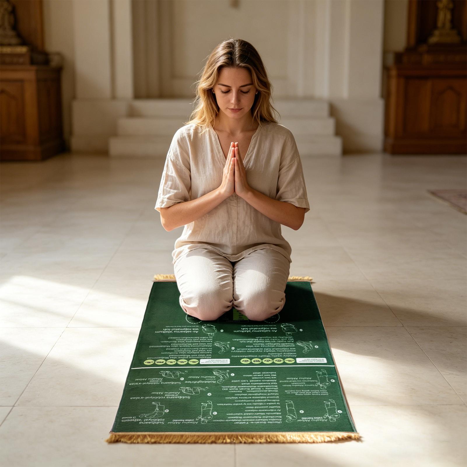 Alfombra de Oración 50x90cm, S - Sustainable Living Guide reseña y precio