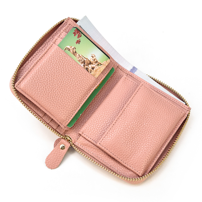 Monedero 100% de cuero genuino - Linen Bag Bulk reseña y precio
