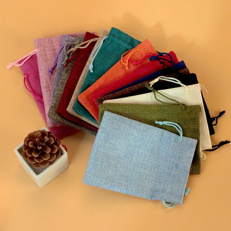 Lote de 50 Bolsas de Regalo de - Linen Bag Bulk reseña y precio