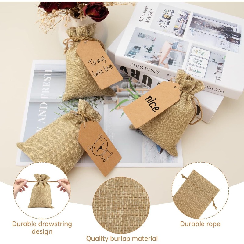Paquete de 21/51 Bolsas de Lin - Linen Bag Bulk reseña y precio